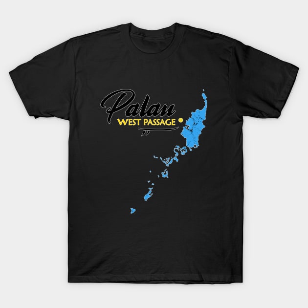 Palau West Passage T-Shirt by NicGrayTees